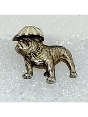 Mack Truck Bulldog Gold Tone Lapel Pin Vintage Collectible Missing Clip 1" X 1"